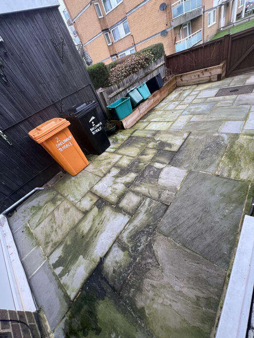 Patio pressure clean (Before)