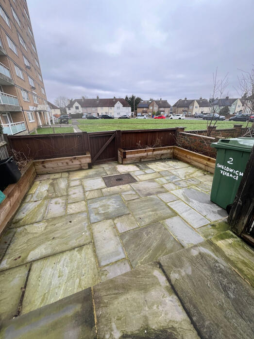 Patio pressure clean (Before)