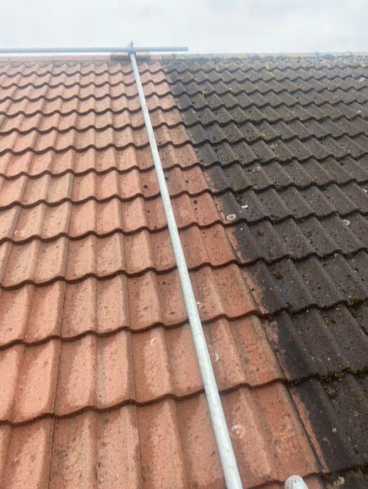 Roof pressure clean (After)