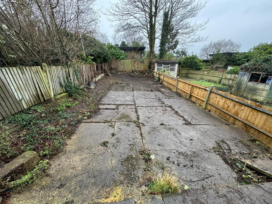 Garden clean &amp; concrete removal (During)