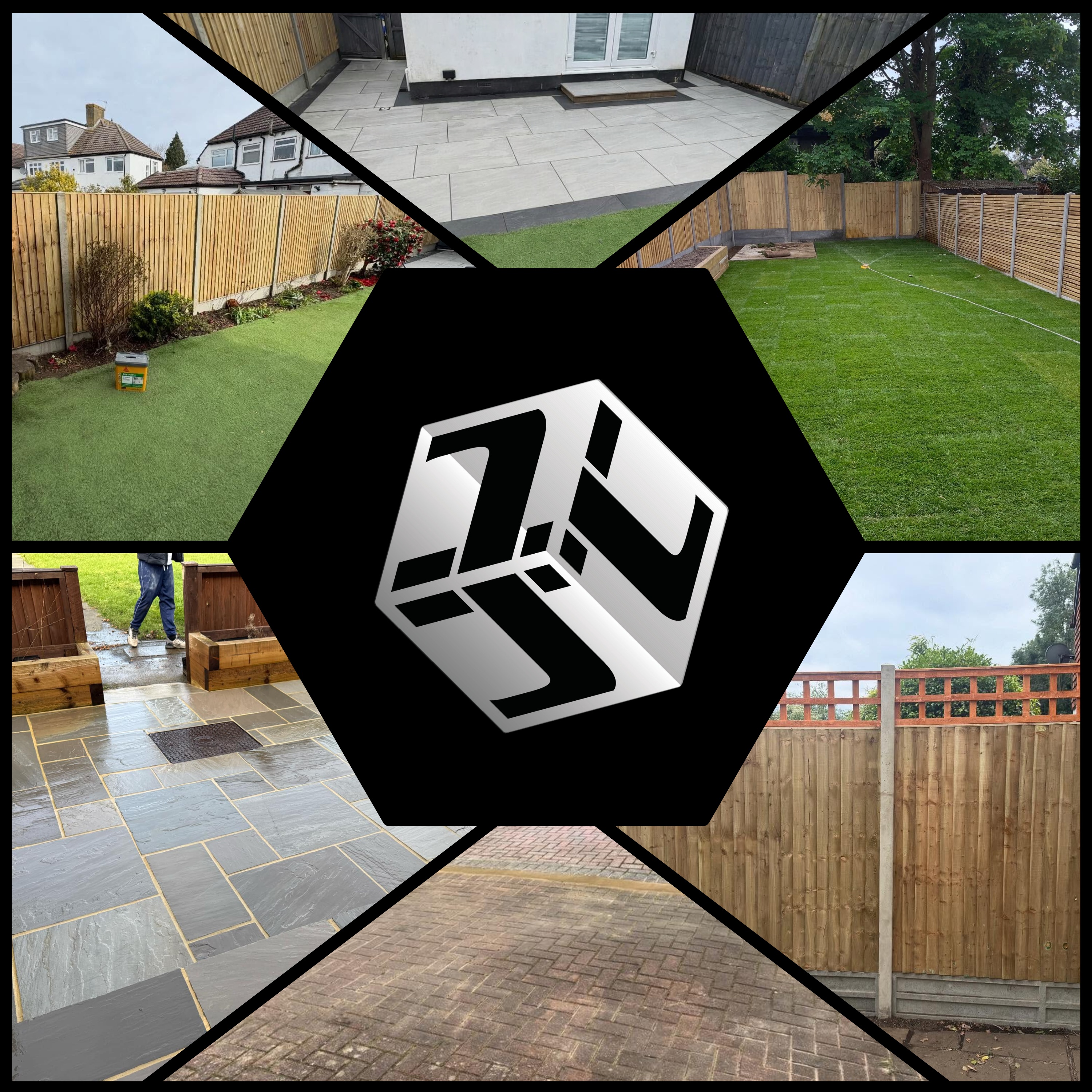 Block paving driveway repair work